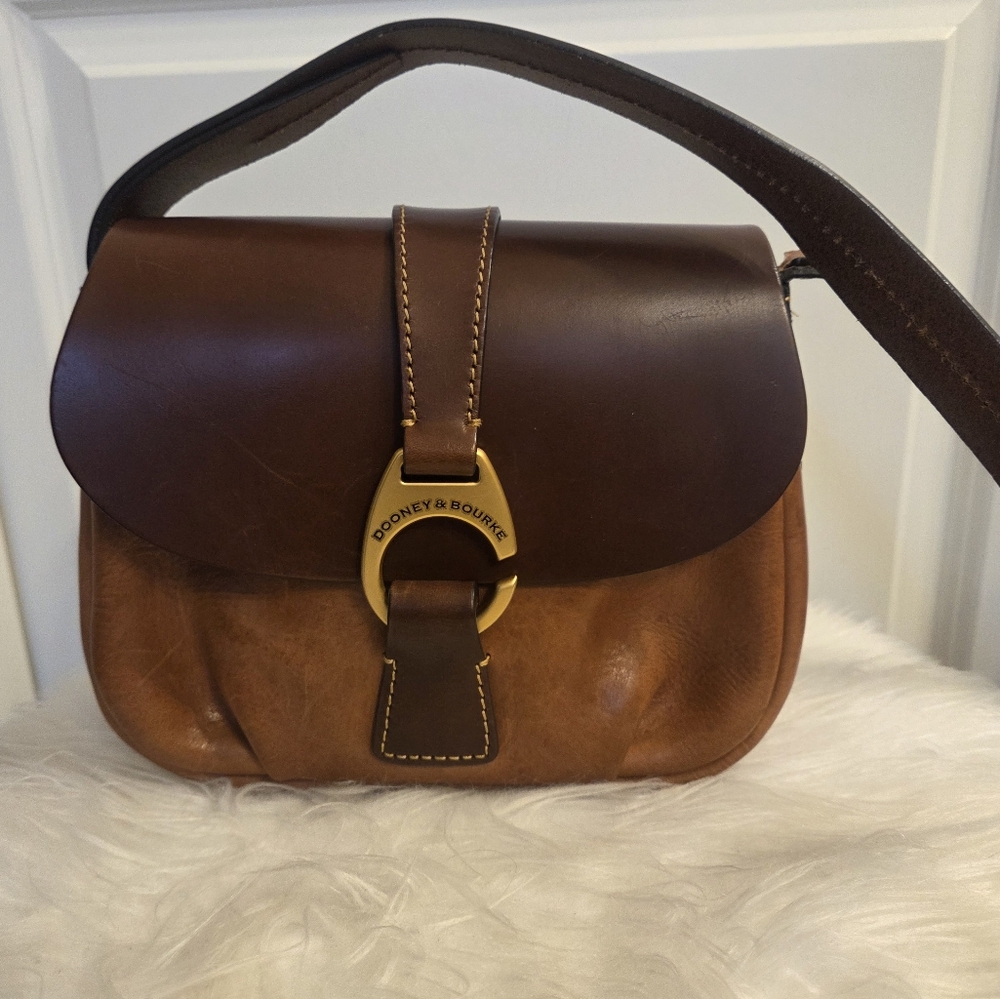 Dooney & Bourke Leather  Flap Crossbody